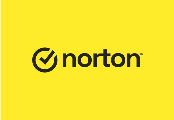 Norton 標誌黃色。